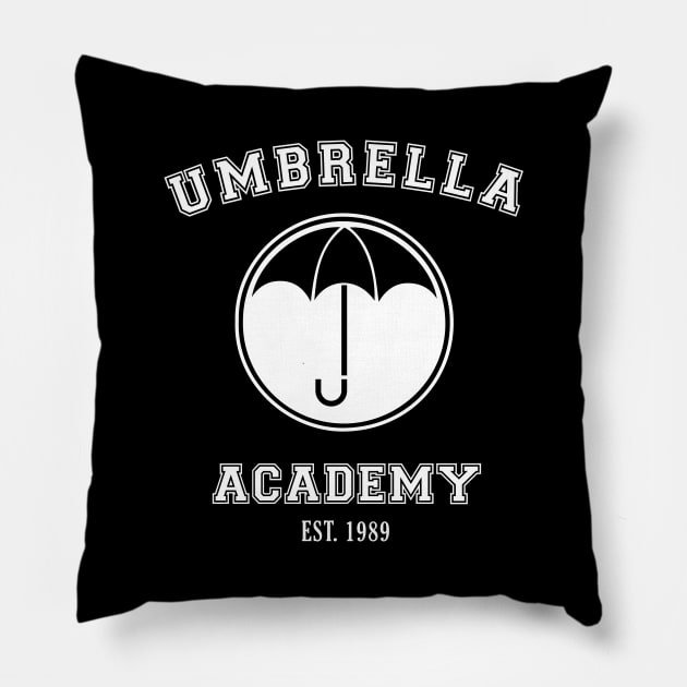 Umbrella Academy - Varsity Pillow by Dopamine Creative