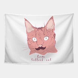 Tom Selleck-Cat Tapestry