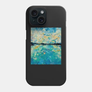 Between Heaven and Earth - Abstract Landscape Painting Phone Case