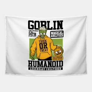 Goblin Humanoid Basketball Tapestry