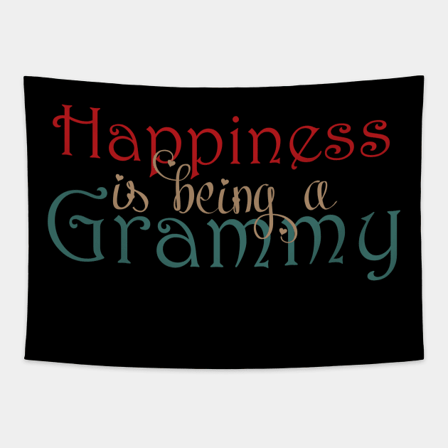 Happiness is being a Grammy Tapestry by Goldewin