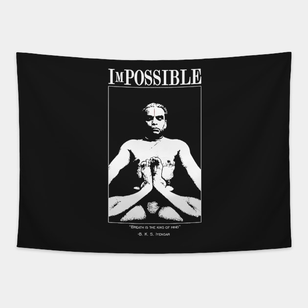 ImPossible : B.K.S. Iyengar Tapestry by swarna artz