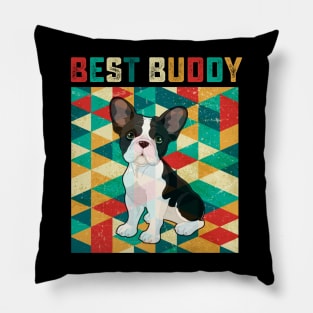 Best Buddy French Bulldogs Pillow