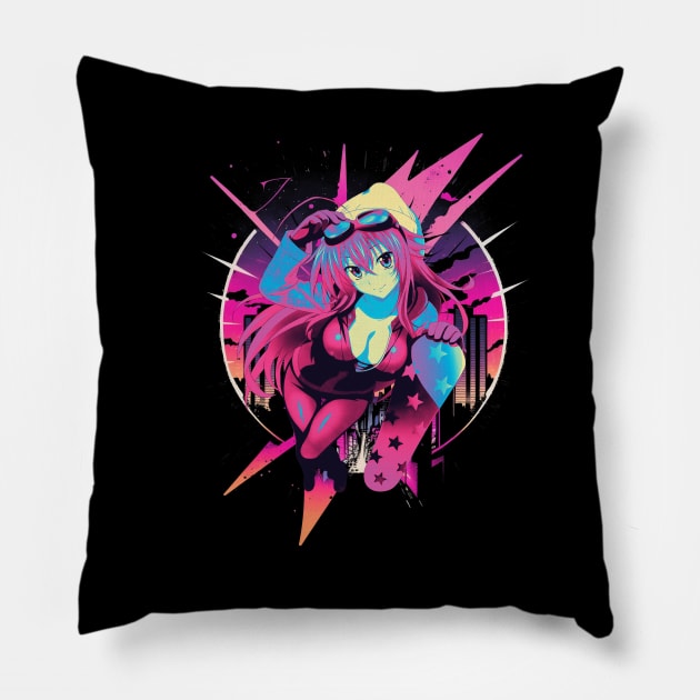 Demons and Angels High School DxD Fantasy-Inspired T-Shirt Pillow by Thunder Lighthouse