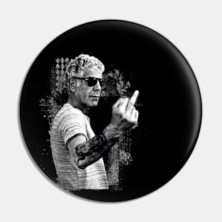 LEGENDARY CHEF ANTHONY BOURDAIN - 1956- 2018 Pin