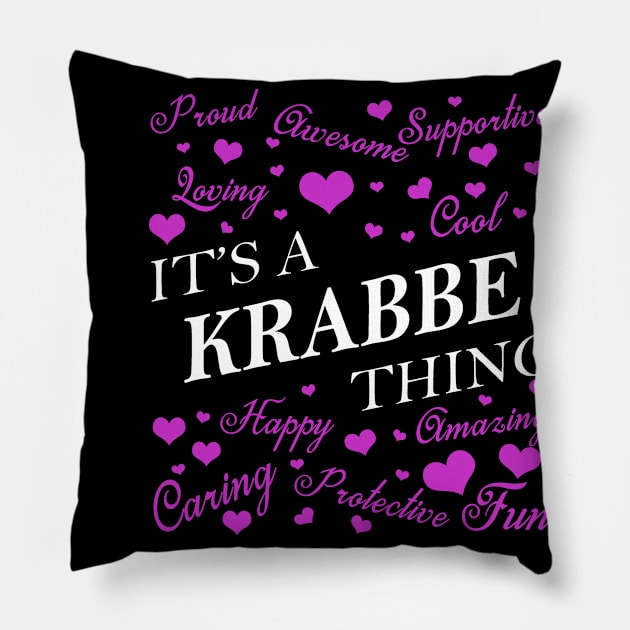 It's a KRABBE Thing Pillow by YadiraKauffmannkq