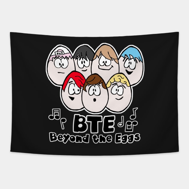 BTE - Beyond the Eggs Band Tapestry by GoodEggWorld