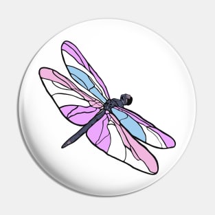 Bigender Dragonfly Pin