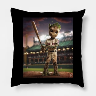 Groot Vs Arizona Diamondbacks Foul Play Pillow