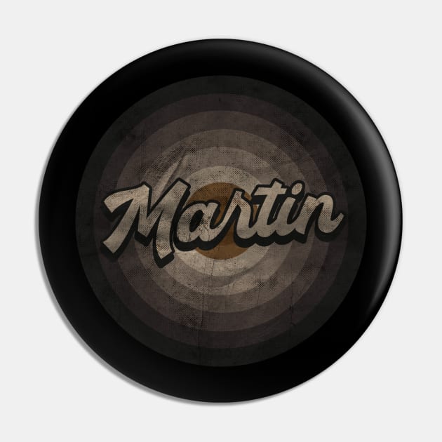 RETRO BLACK WHITE -Martin Pin by Yaon