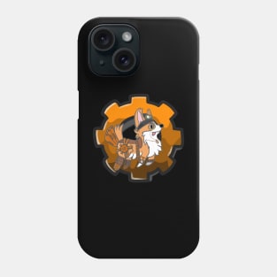 Steam Punk Cog-Corgi Phone Case