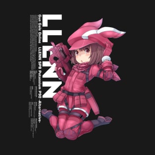 GGO - LLENN [Black Background] T-Shirt