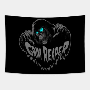 Grim Reaper Gray Tapestry