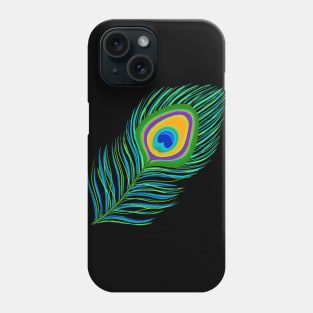 Peacock feather Phone Case