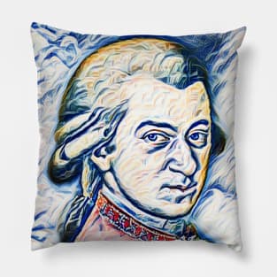 Wolfgang Amadeus Mozart Portrait | Wolfgang Amadeus Mozart Artwork 10 Pillow