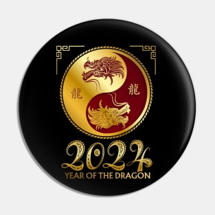 Chinese New Year 2024 - Year Of The Dragon 2024 Pin