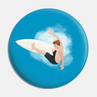 Surfer Dude Pin