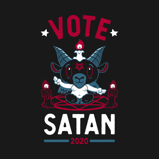 Vote Satan - Vote 2020 - Election - Creepy Cute - Goth by Nemons