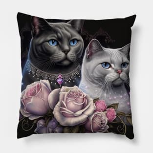 British Shorthair Duo Pillow