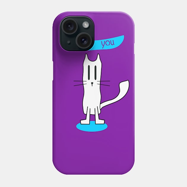 love you my cat Phone Case by jaml-12