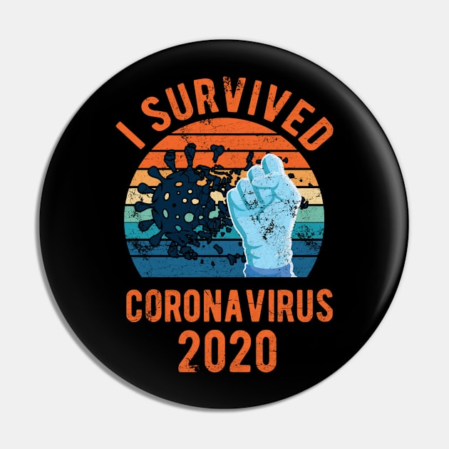 Coronavirus I Survived Coronavirus Pin by Gaming champion