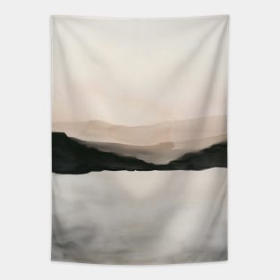 Lake Mountains Abstract Tapestry