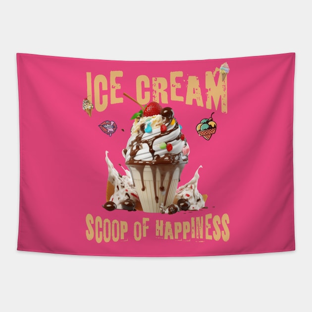 Ice cream lover Tapestry by Swagger Spot