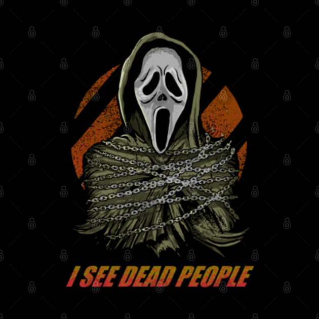 I SEE DEAD PEOPLE (color 1) - Ghostface Scream - Phone Case