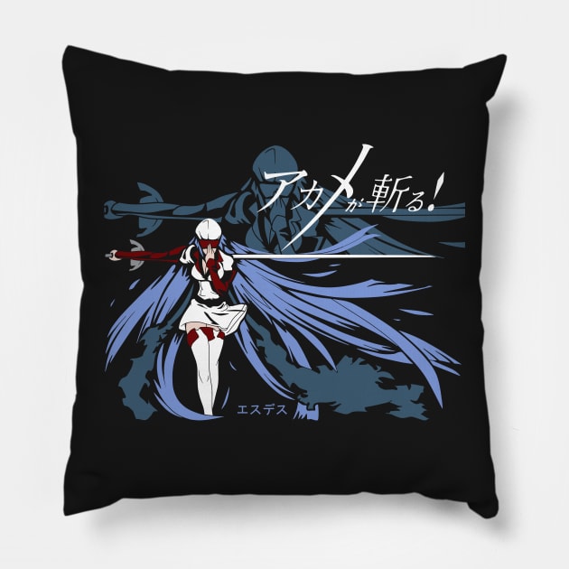 Akame Ga Kill (Esdeath) Pillow by malaqueen