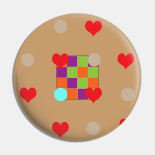 Hearts Pin