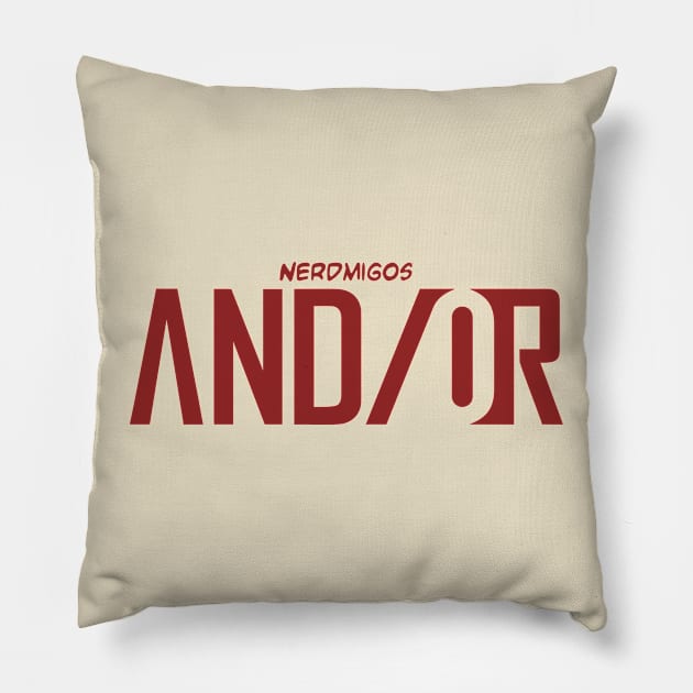 Nerdmigos: And/Or Pillow by Nerdmigos