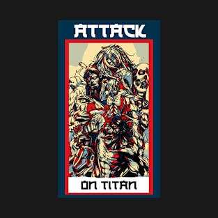 attack on titan all titan T-Shirt