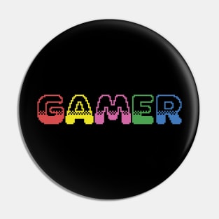 Gamer Rainbow Pin