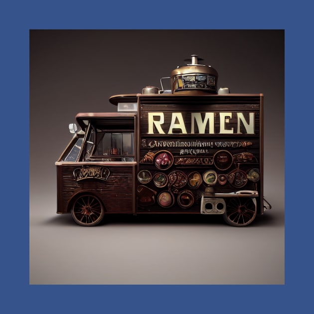 Steampunk Tokyo Ramen Food Truck by Grassroots Green