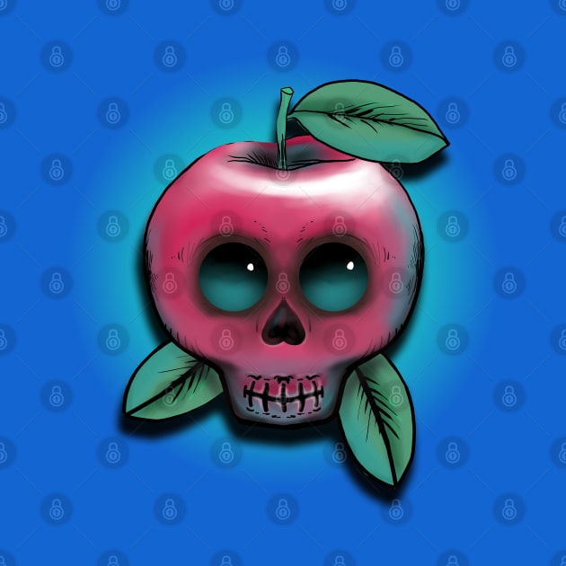 Cute Skull Apple by fakeface