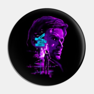 Purple Man Pin