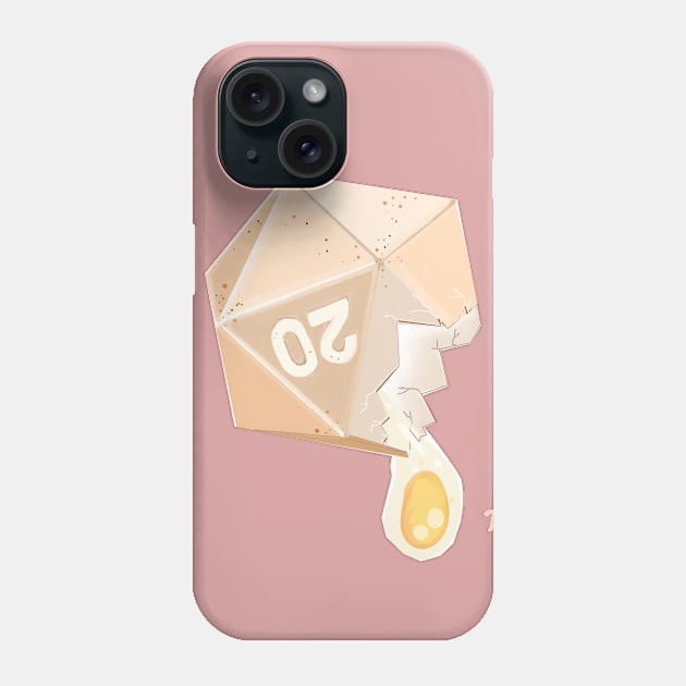 Egg Die Phone Case by Tabletop Potluck