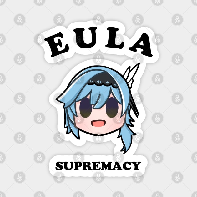 Genshin impact Eula supremacy typography Eula Genshin Impact