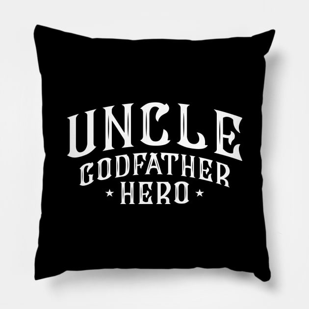 Uncle Godfather Hero Pillow by monolusi