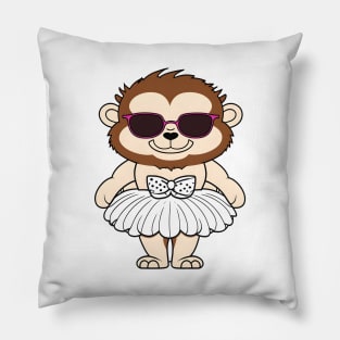 monkey in cartoon style Pillow