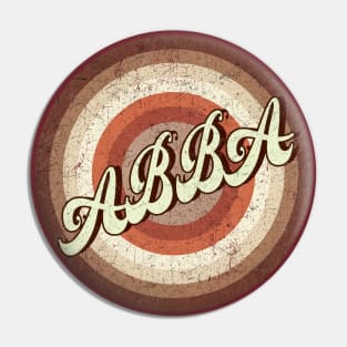 Vintage brown exclusive - Abba Pin