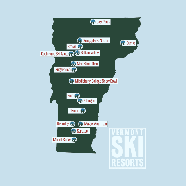 The Ski Resorts of Vermont by ChasingGnarnia