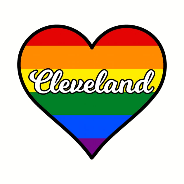 Cleveland Ohio Gay Pride Heart by fearcity