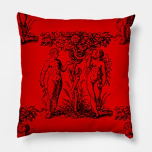 halloween skeleton toile Pillow