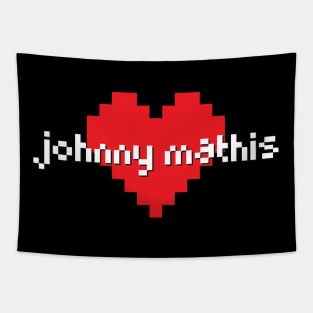 Johnny mathis -> pixel art Tapestry