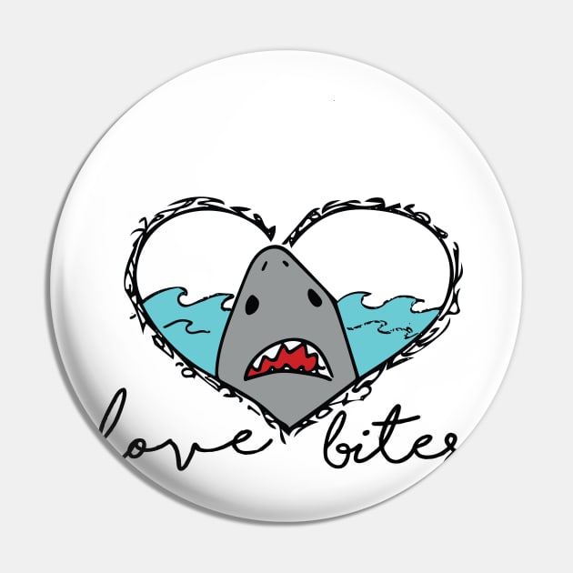 Love  and Shark Bites Pin by Nataliatcha23