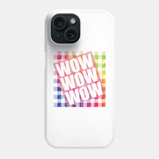 Free T Shirt Day Wow Funny WOW WOW WOW meme Phone Case