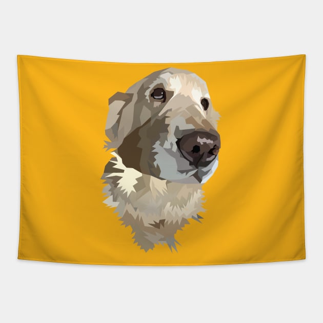 Golden Retriever Tapestry by IIsEggs