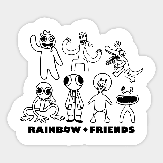 2023 New Game Roblox Rainbow Friend Rainbow Friend Clothing