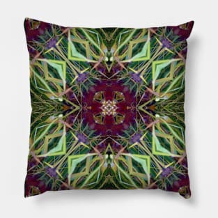 Kaleidoscopic Grasses Pillow